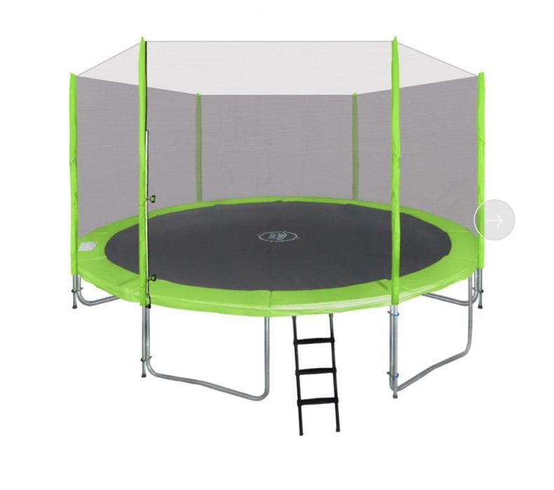 Trampolina ogrodowa SKYRAMIZ 427cm zielona