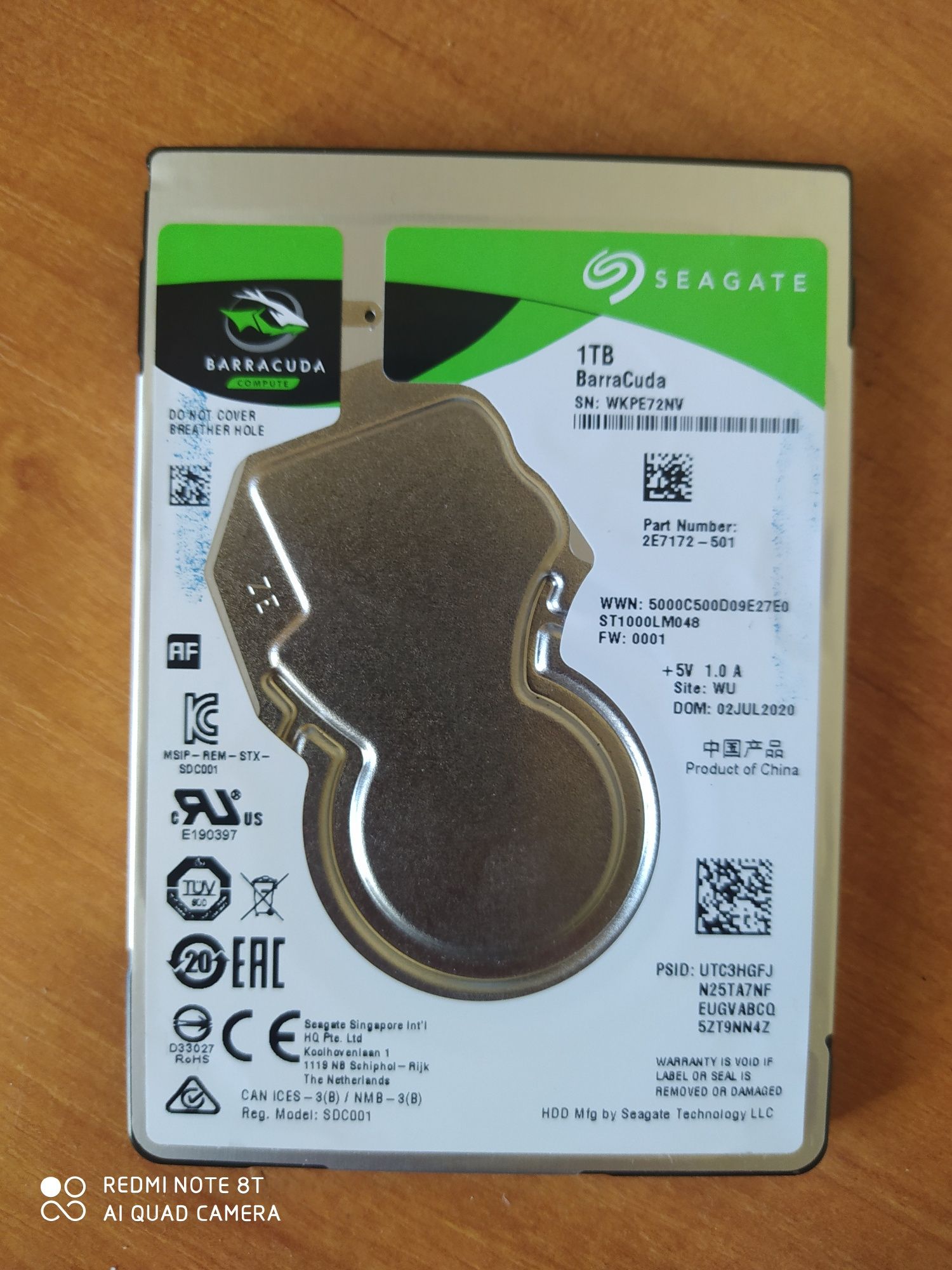 HDD  Seagate Barracuda 1tb