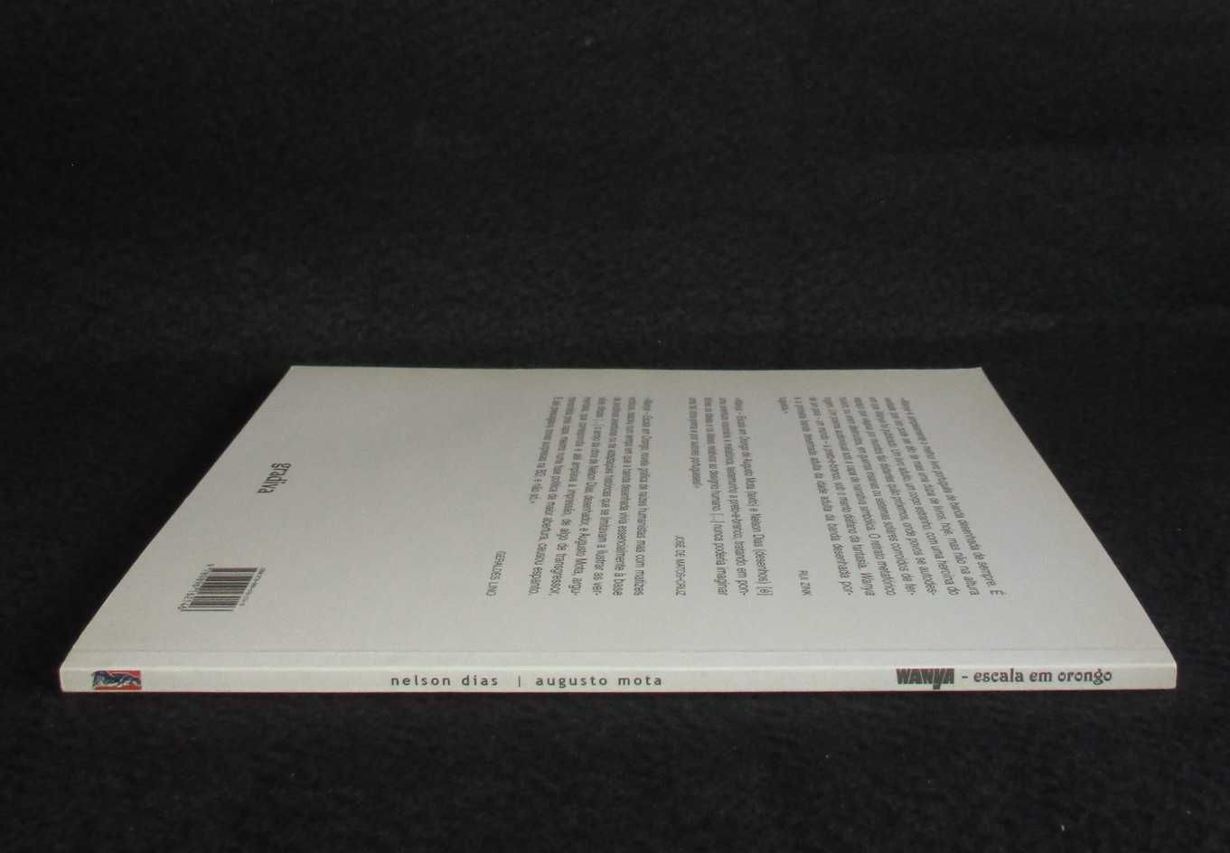 Livro BD Wanya Escala em Orongo Augusto Mota Nelson Dias Numerado