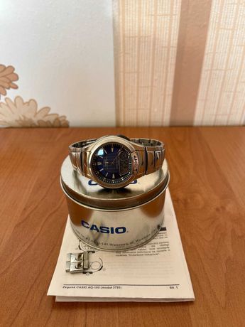 Zegarek męski CASIO AQ-180W COMBO 10 ATM bransoleta pudełko!