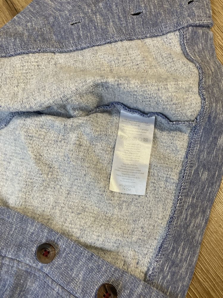 Bluza zapinana na guziki, Pepco, 74 cm.