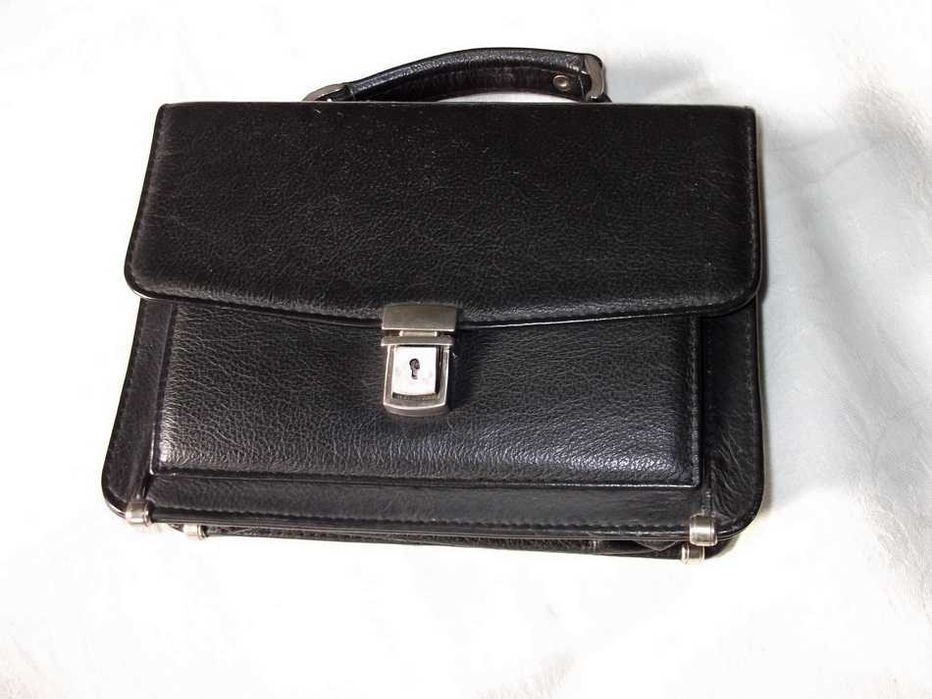 Мужская барсетка кожа, кожзам классическая