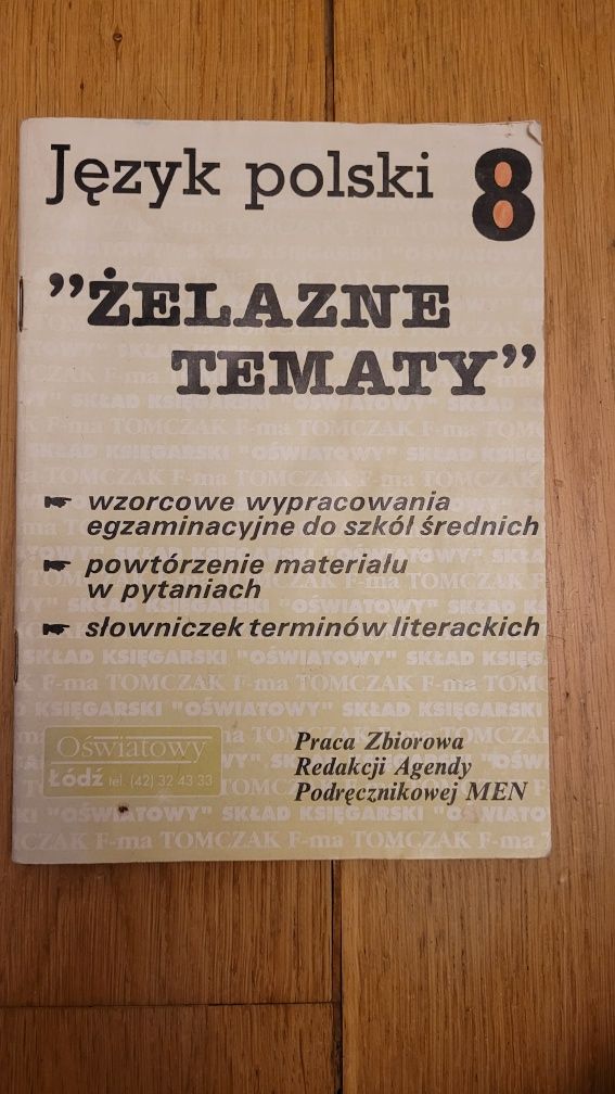 Język polski 8 Żelazne tematy