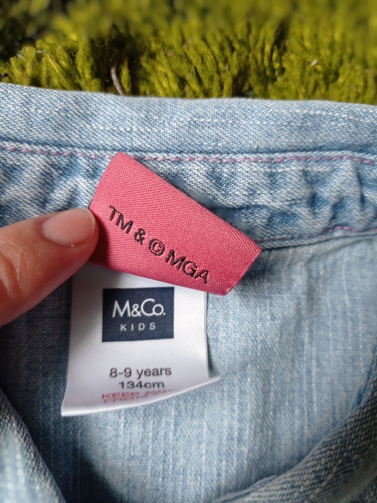 Скидка! M&Co kids нарядное джинсовое платье 128/134