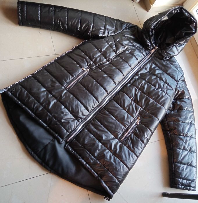 HAGA kurtka płaszcz czarny 140 cm biust 50 52 54