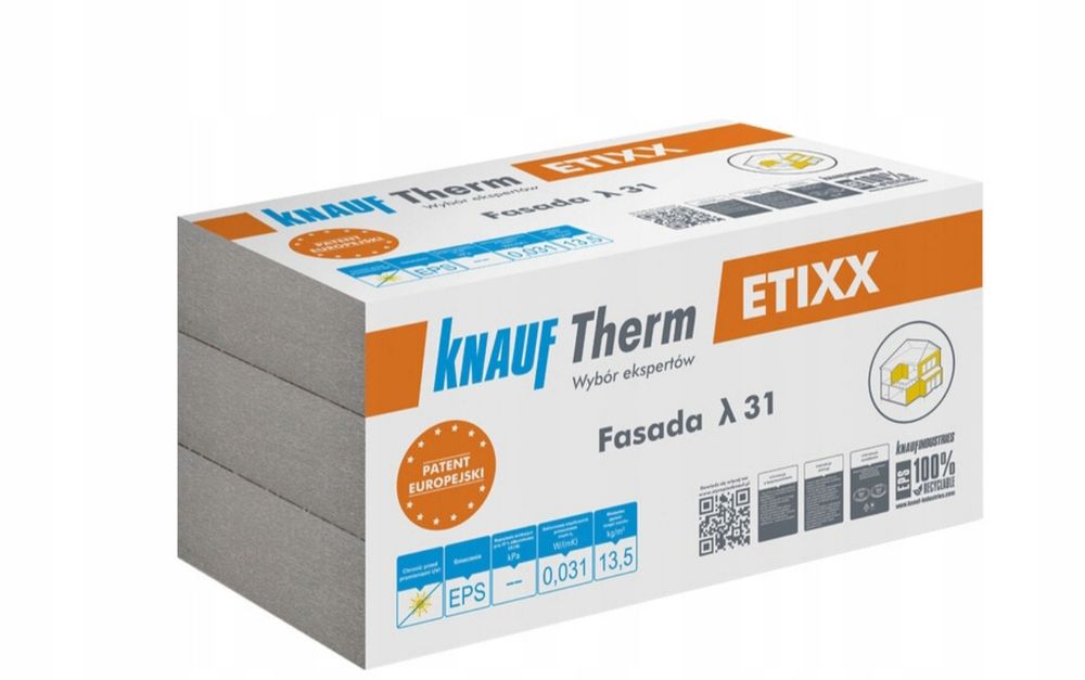 Styropian Knauf Etixx Fasada 15cm grubość 2 opakowania