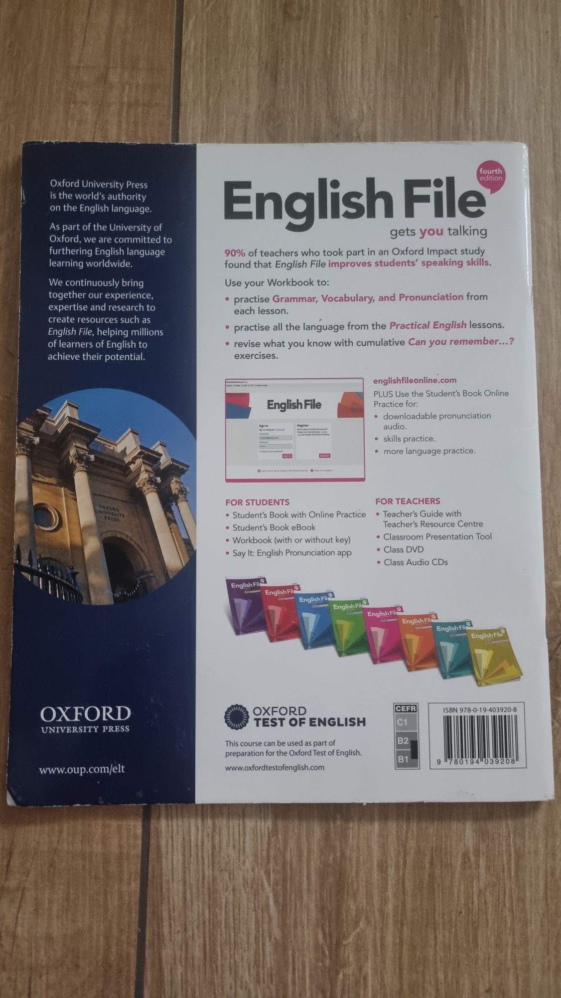 English File Intermediate Plus fourth edition Oxford workbook