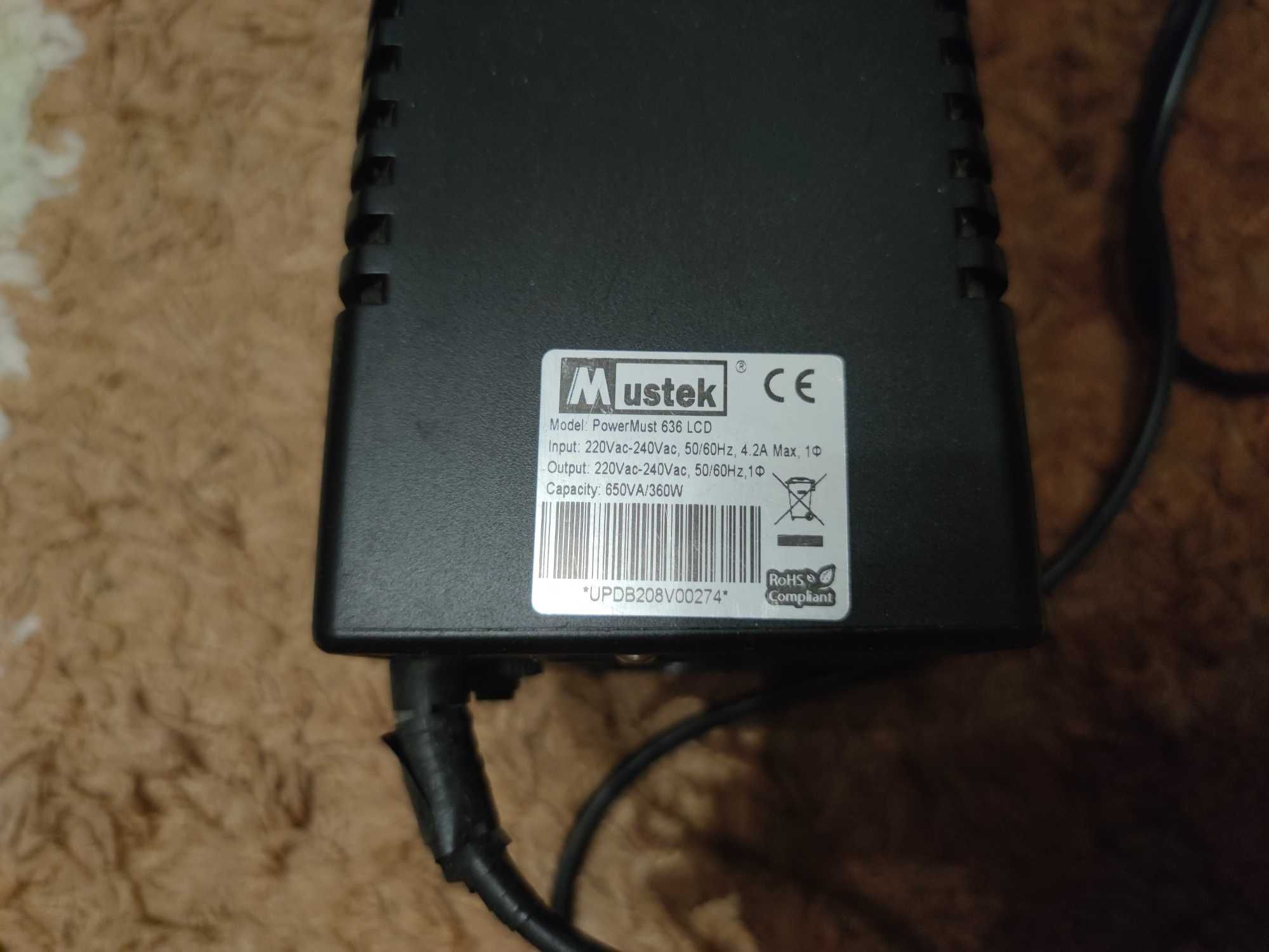 ДБЖ Mustek PowerMust 636 LCD