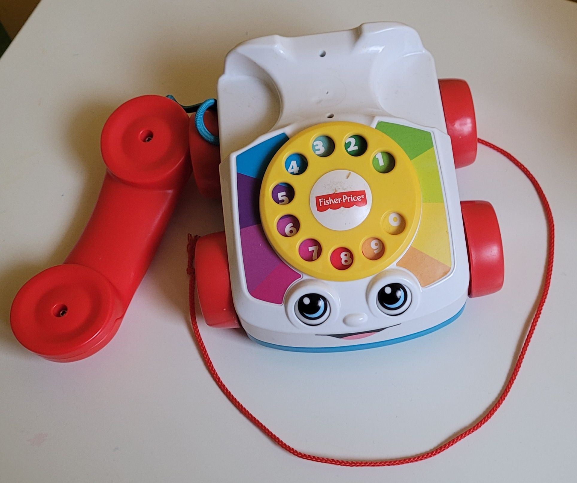 Fisher Price telefonik z tarczą dla gadułki ruchome oczy