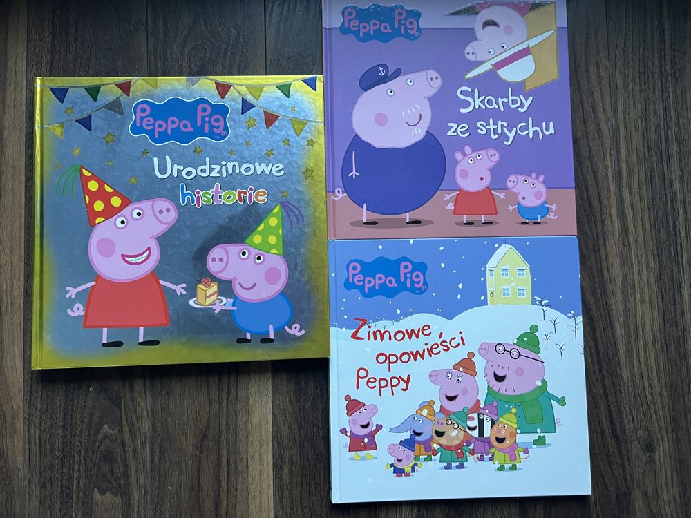 3 książki Świnka Peppa