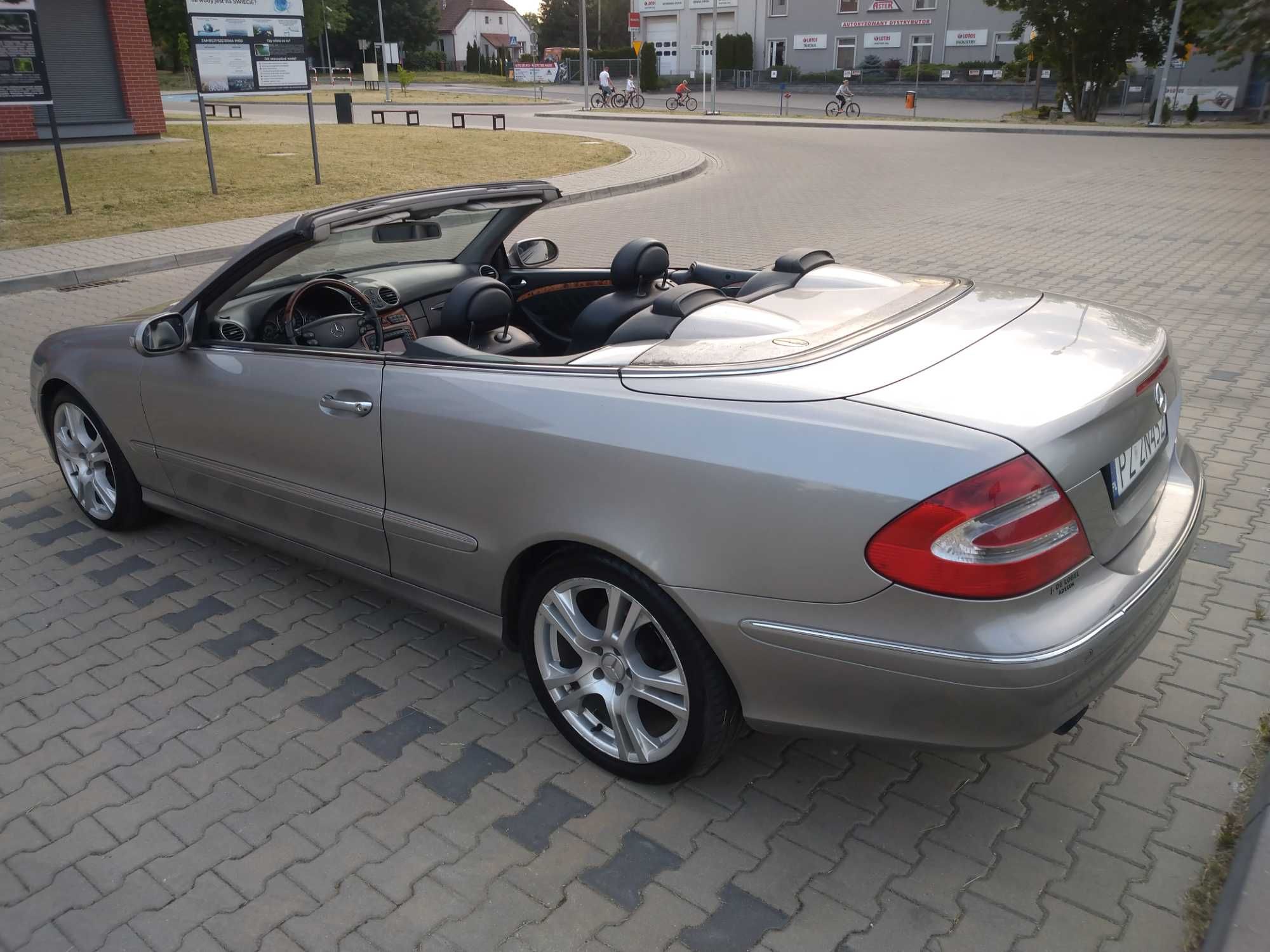 Mercedes CLK 200 Cabrio skóra, BOSE, navi, xenon, W209 1.8 benzyna