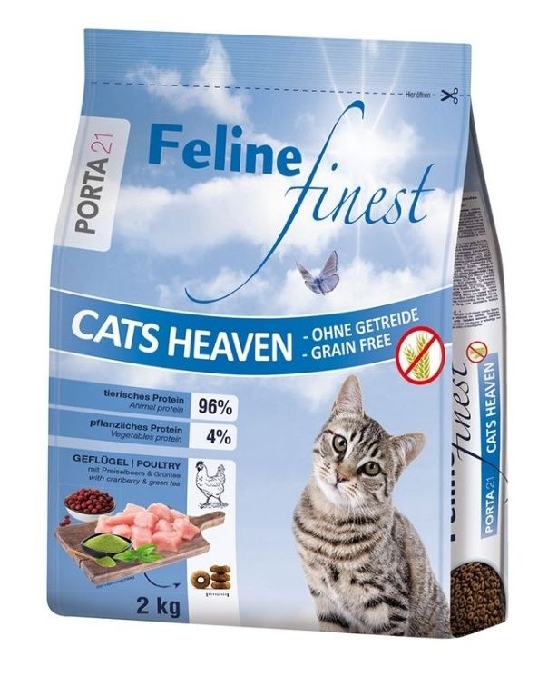 Sucha karma dla kota Porta 21 Feline Finest Cats Heaven, 2 kg