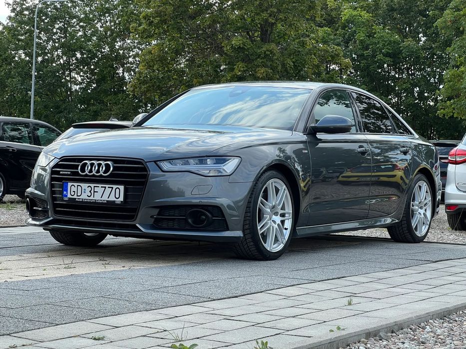 Audi A6 Limousine 2.0TDI 190KM QUATTRO 2x S LINE Matrix Skóra Navi Kamera Salon Polska