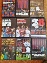 Lote 09 DVD do FC Barcelona