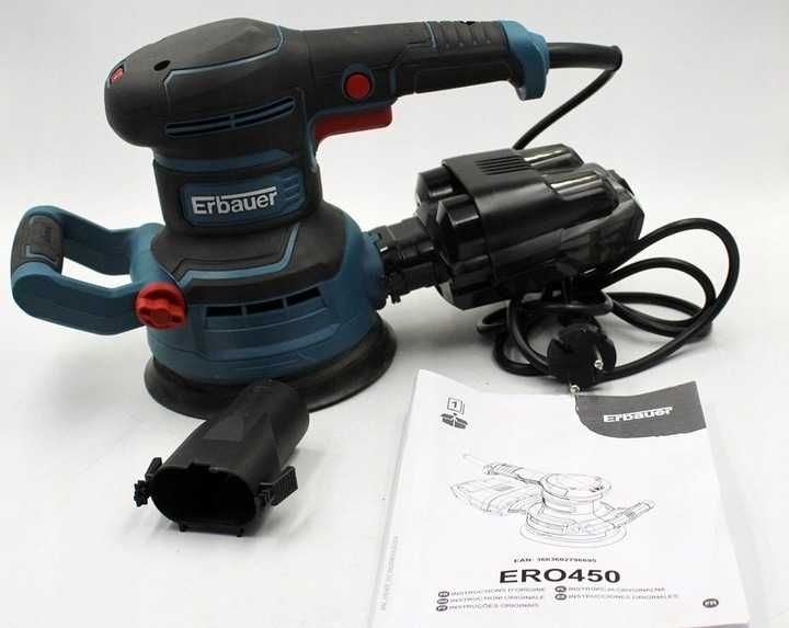 Szlifierka mimośrodowa Erbauer ERO450 450W