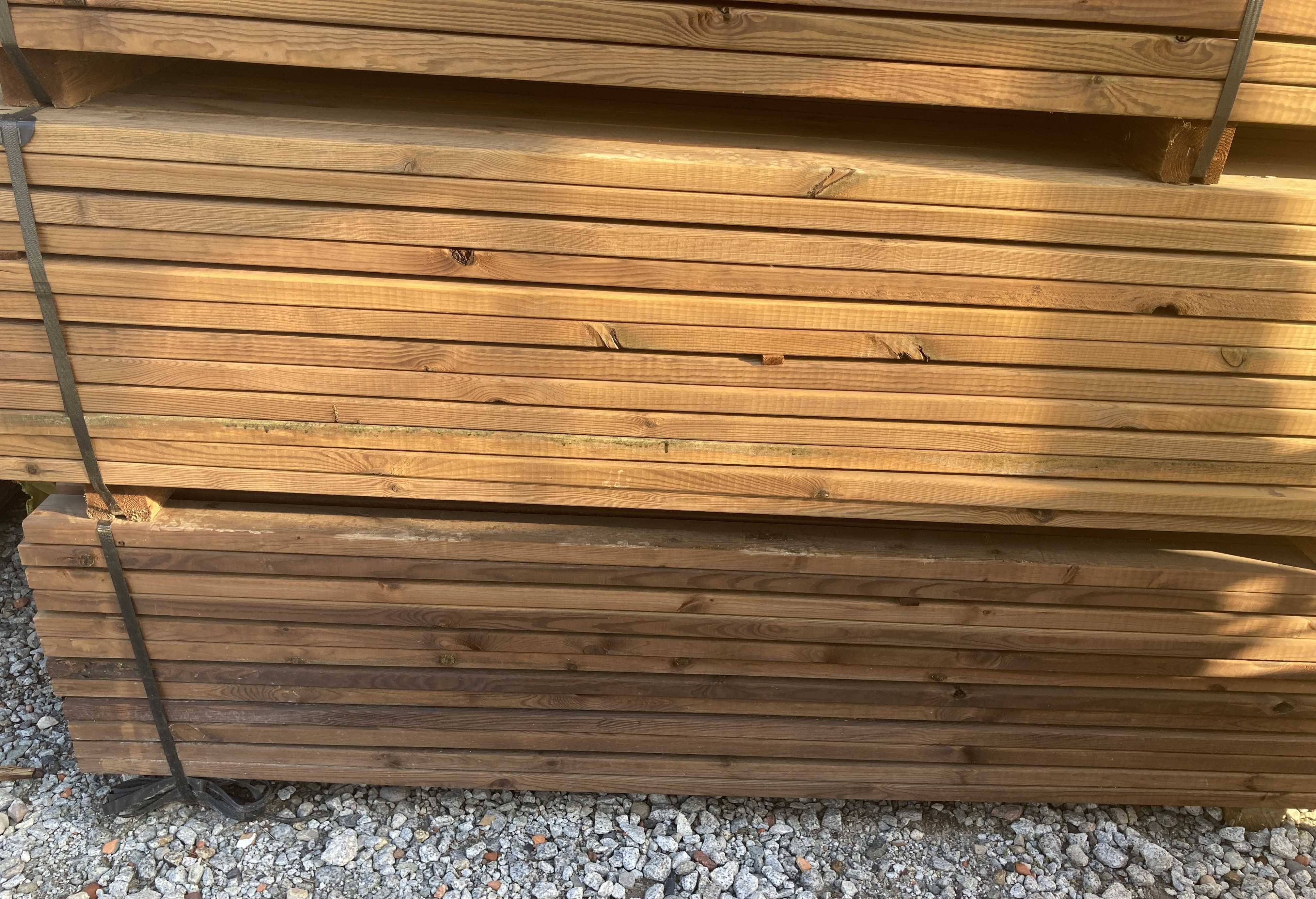 Kantówka sosnowa impregnowana próżniowo 36x90x4000, 45x145x4000,