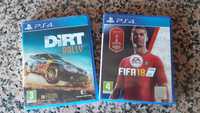 Dirt Rally & Fifa 18 PS4 como NOVOS