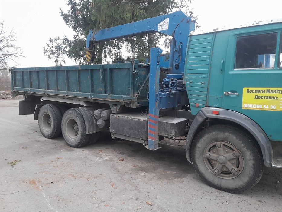 Камаз 53212 самоскид  маніпулятор