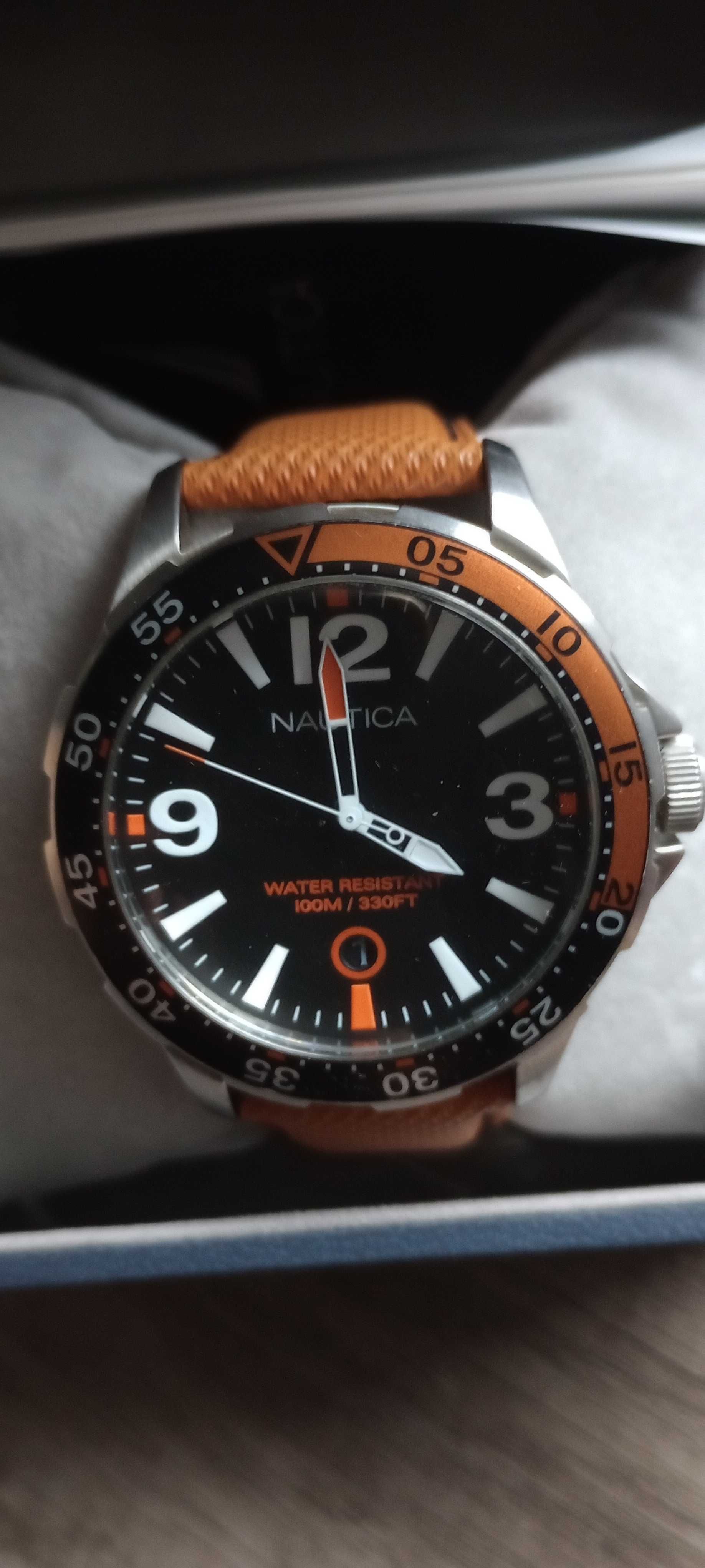 Zegarek NAUTICA pomarańczowy