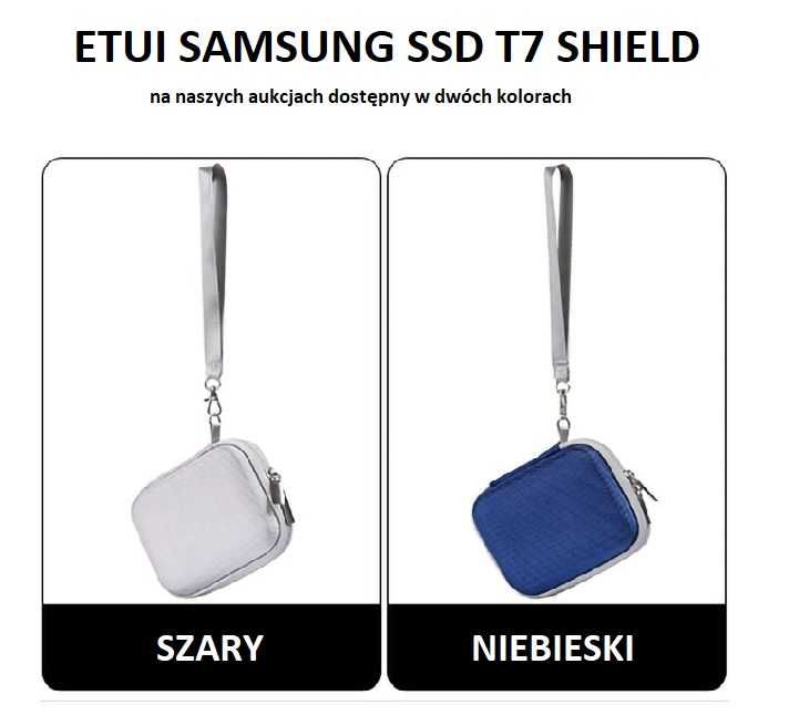 Dedykowane etui do dysków SSD Samsung T7 Shield SZARY NOWOŚĆ!