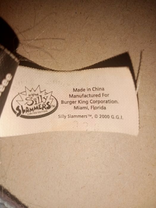 Игрушка Burger King  SILLY SLAMMERS Flippeeee 2000 год б/у