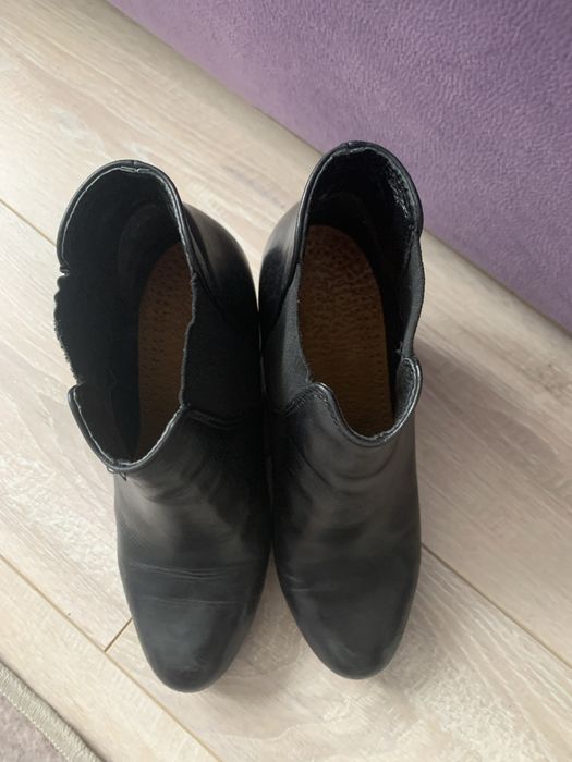 Wojas 38 skorzane botki skora naturalna