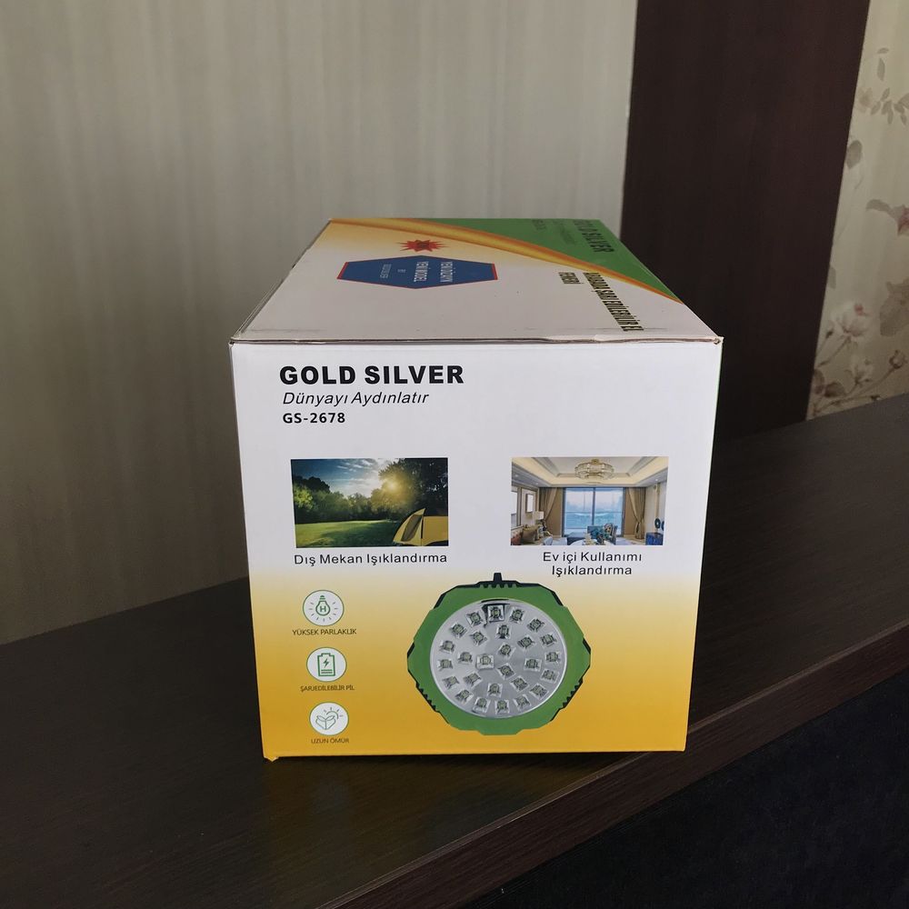 Ліхтар акумуляторний ручний Gold Silver GS-2678 40 Вт