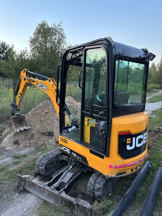 Minikoparka JCB wynajem wypożyczalnia