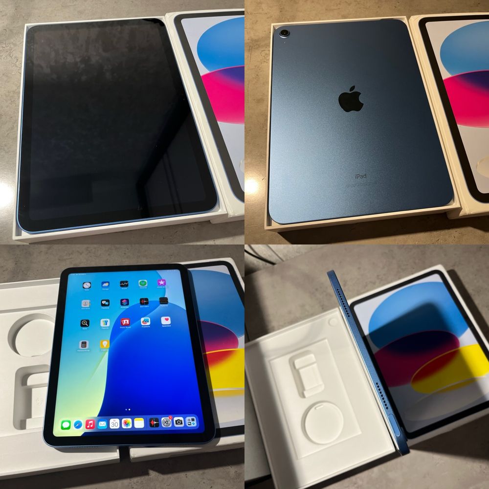  Apple iPad 10 10.9 2022 64Gb Blue New Open Box
