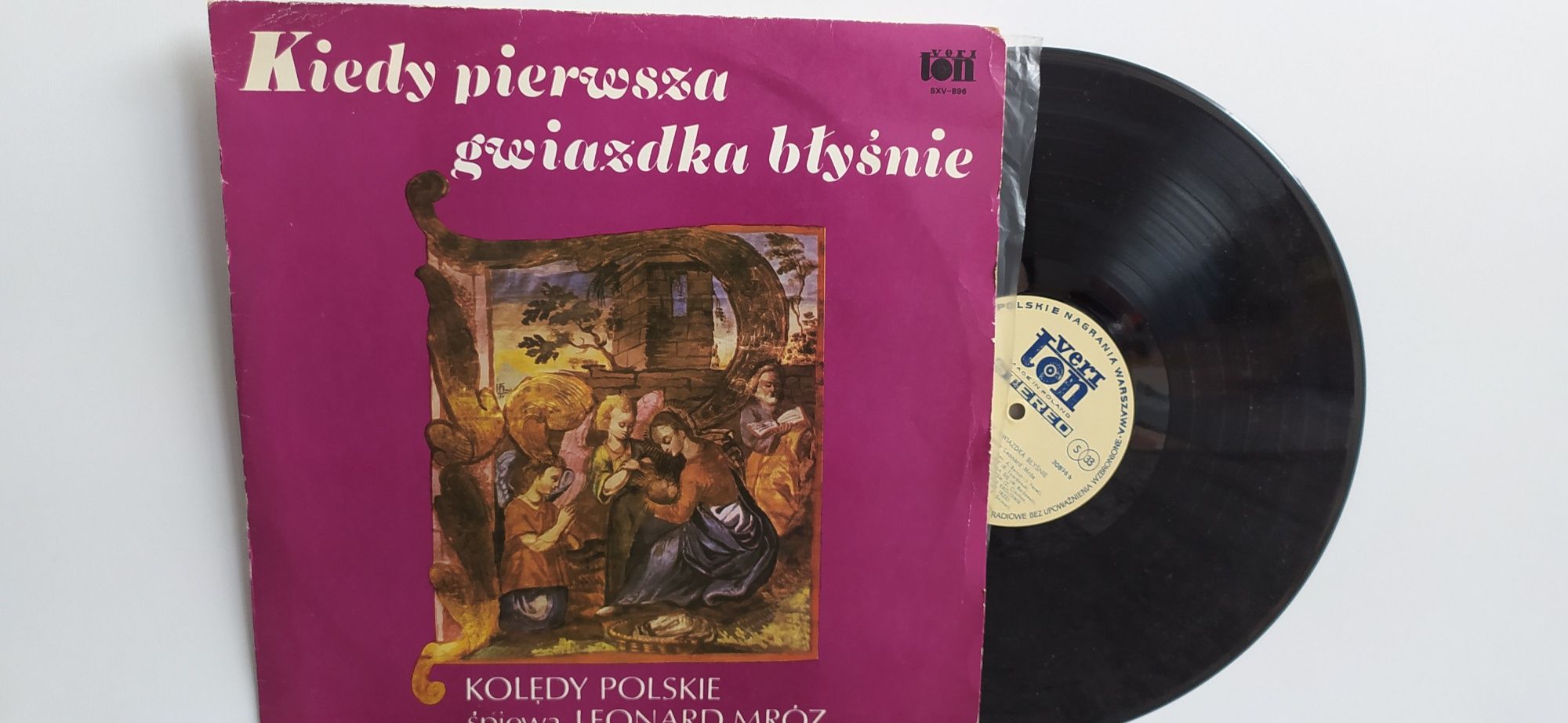 Płyta winylowa na gramofon Kolędy Polskie śpiewa Leonard Mróz