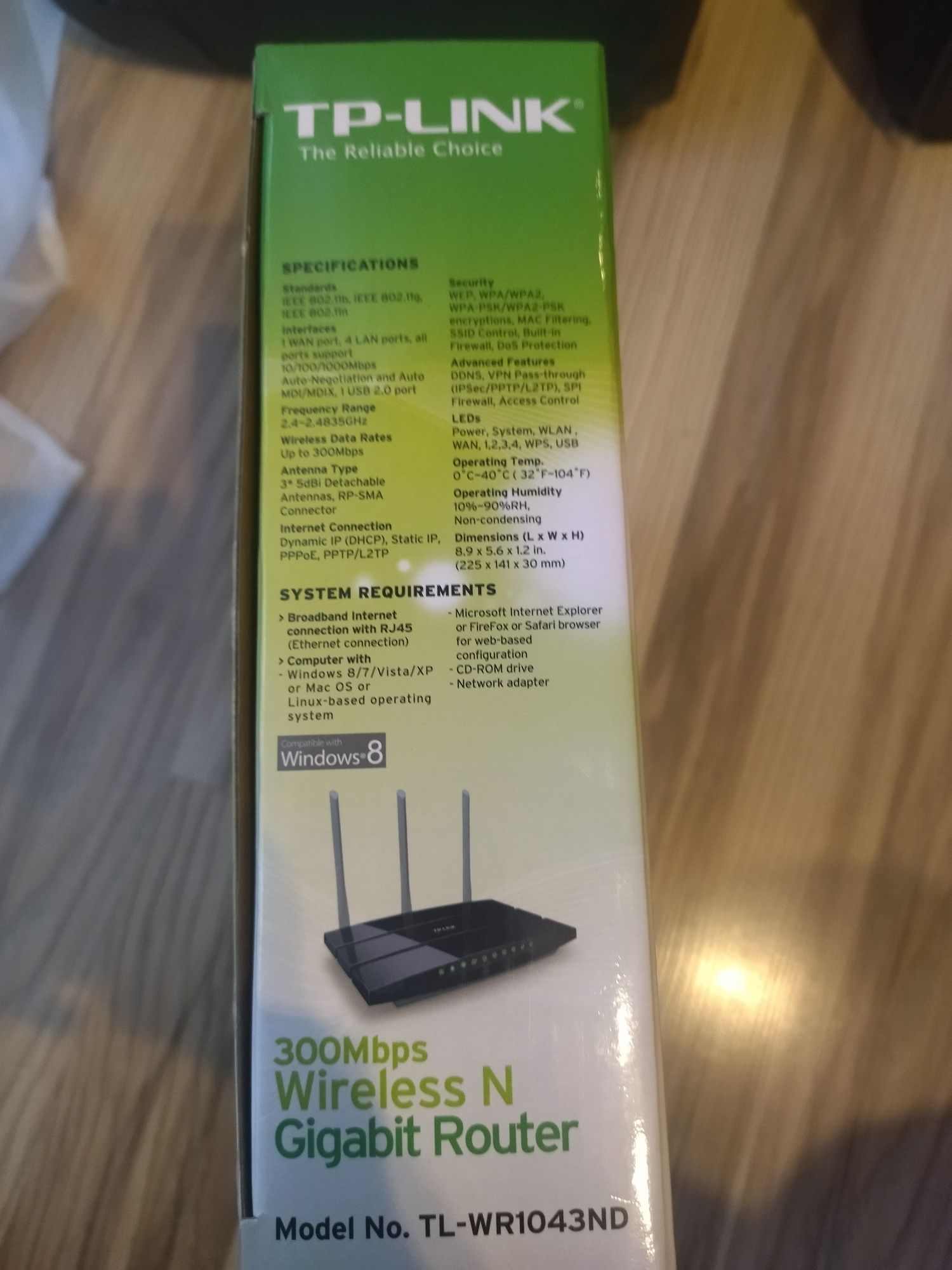 Router tp link TL-Wr1043nd
