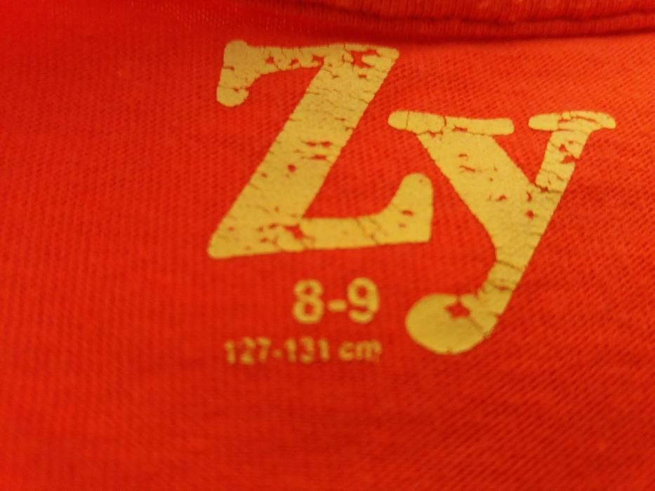 T-Shirt Algodão Laranja Zippy (8 - 9 Anos)
