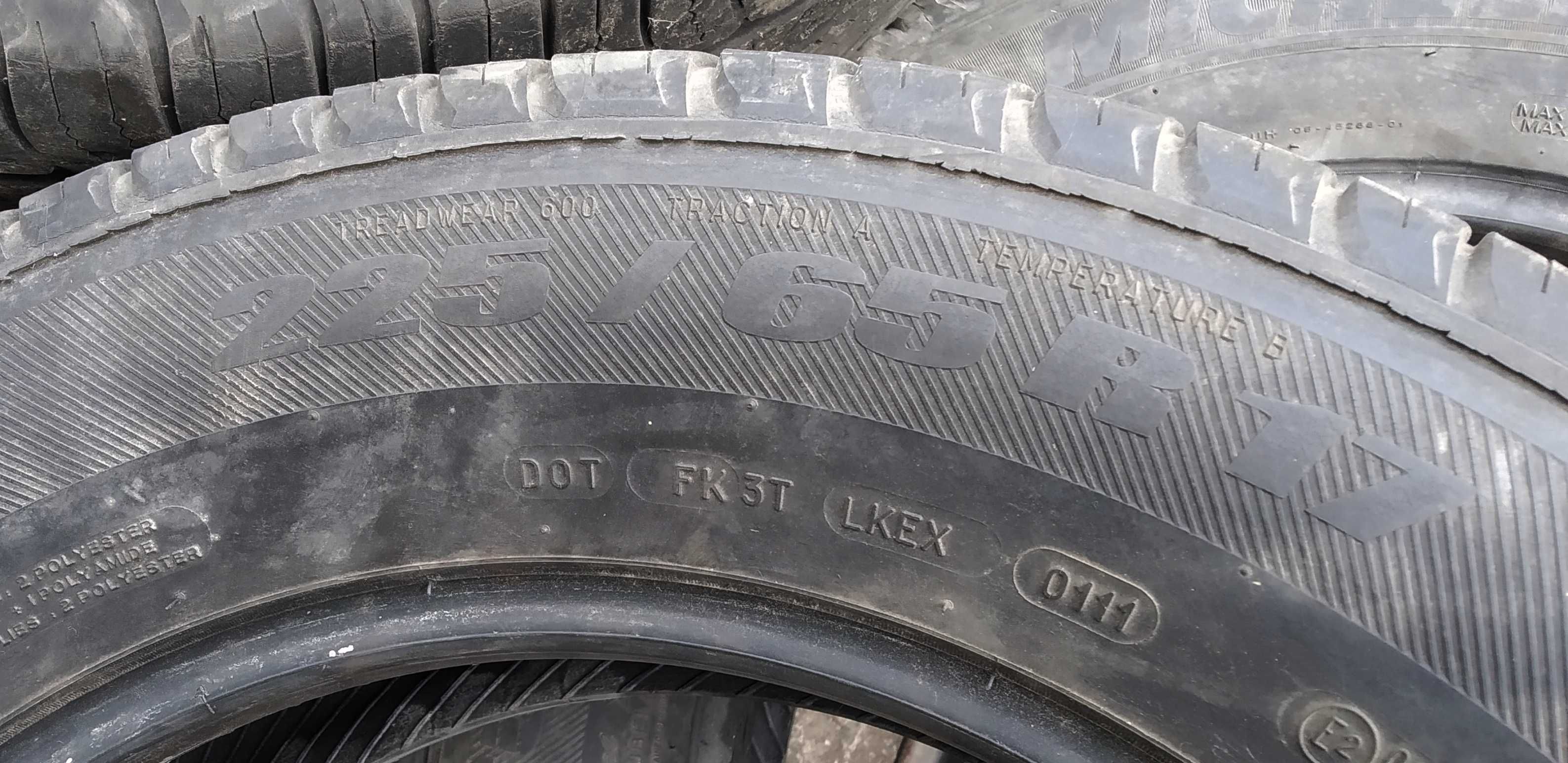 Шини всесезонні 225/65/17 MICHELIN LATITUDE - 3 шт