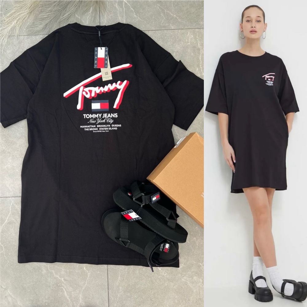 Сукня tommy сукня футболка tommy hilfiger комбінезон