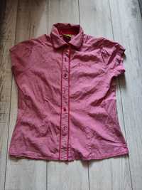 Koszula na krótki rękaw w kratkę zapinana na guziki marki Umbro roz.XS