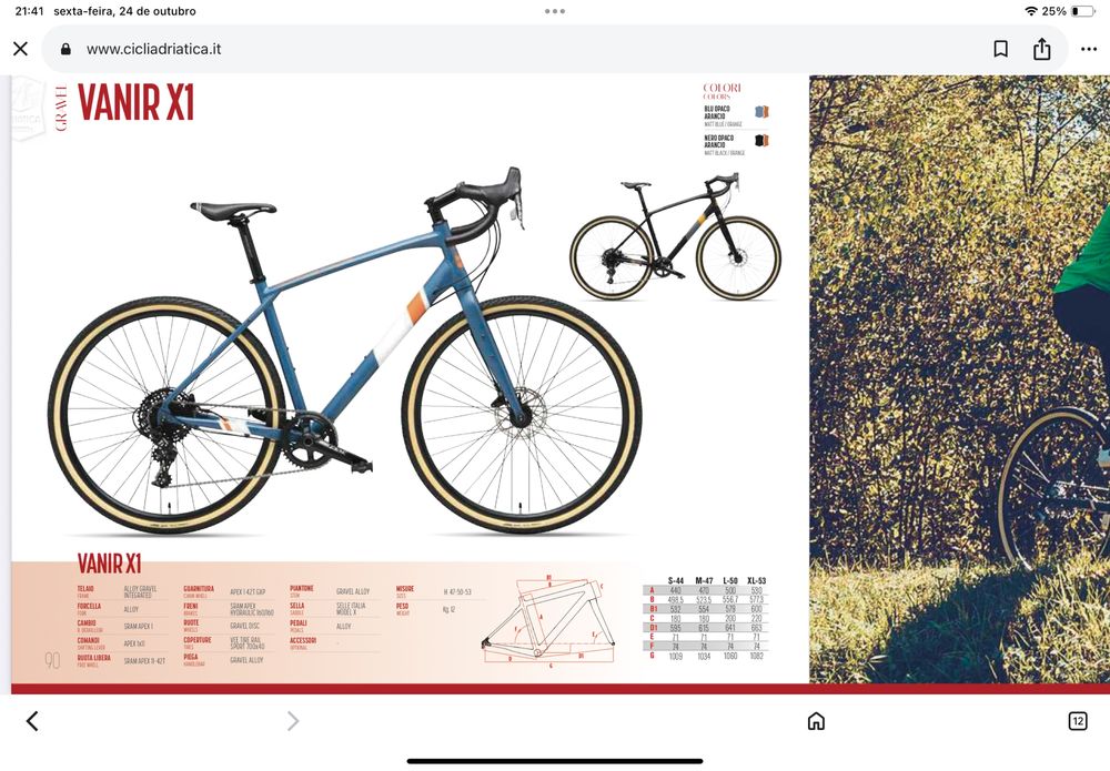 Adriatica Bicicleta de gravel