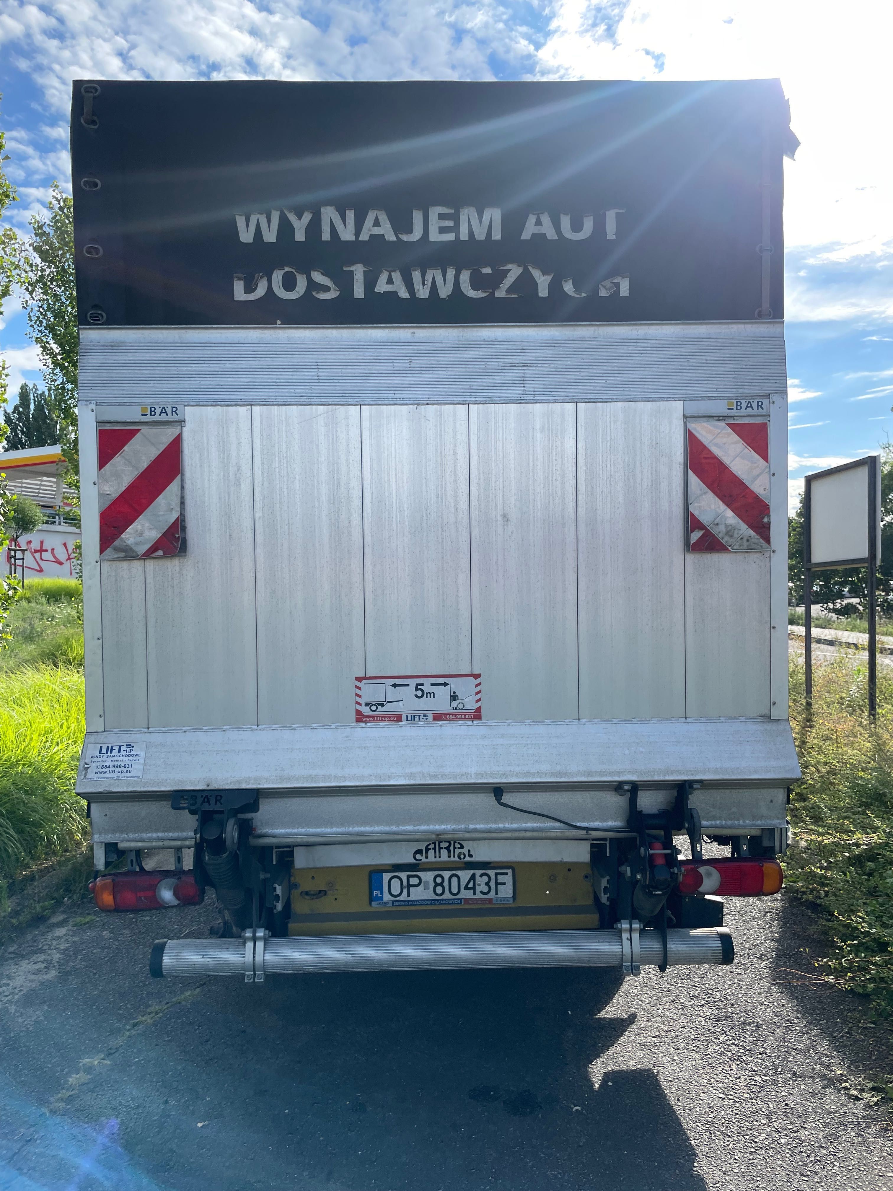 Wynajem busa z windą , Wypożyczalnia samochodów dostawczych Wynajem