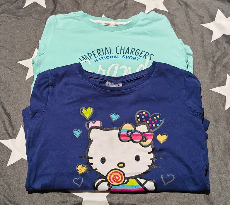 Zestaw bluzeczek t-shirtów Hello Kitty, Zeyland roz. 122-128