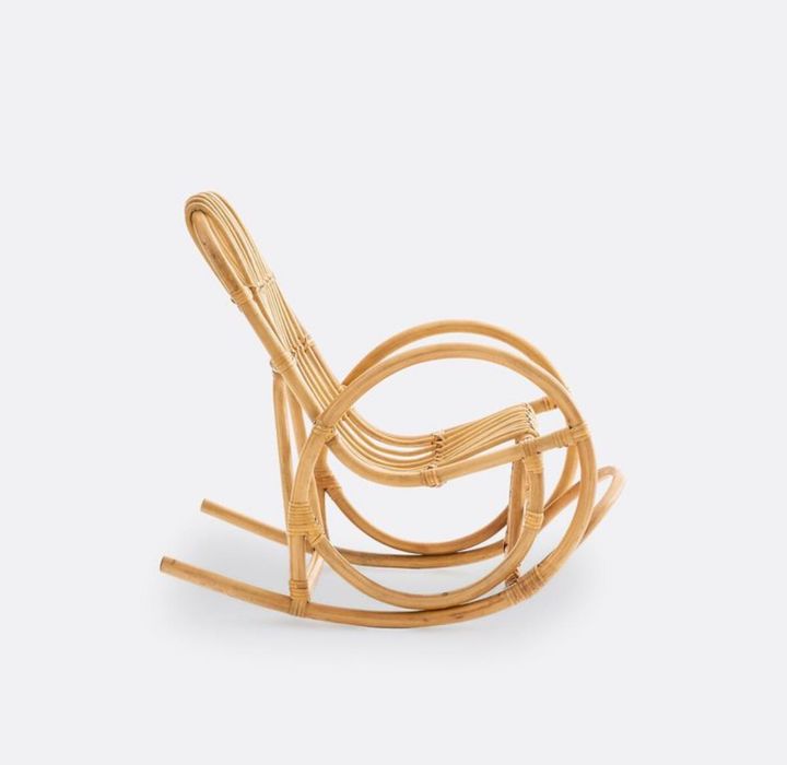 Cadeirão criança em rattan