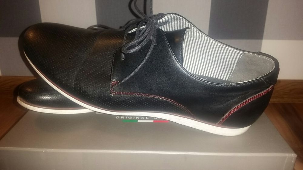 Eleganckie buty męskie Gino Lanetti rozmiar 45