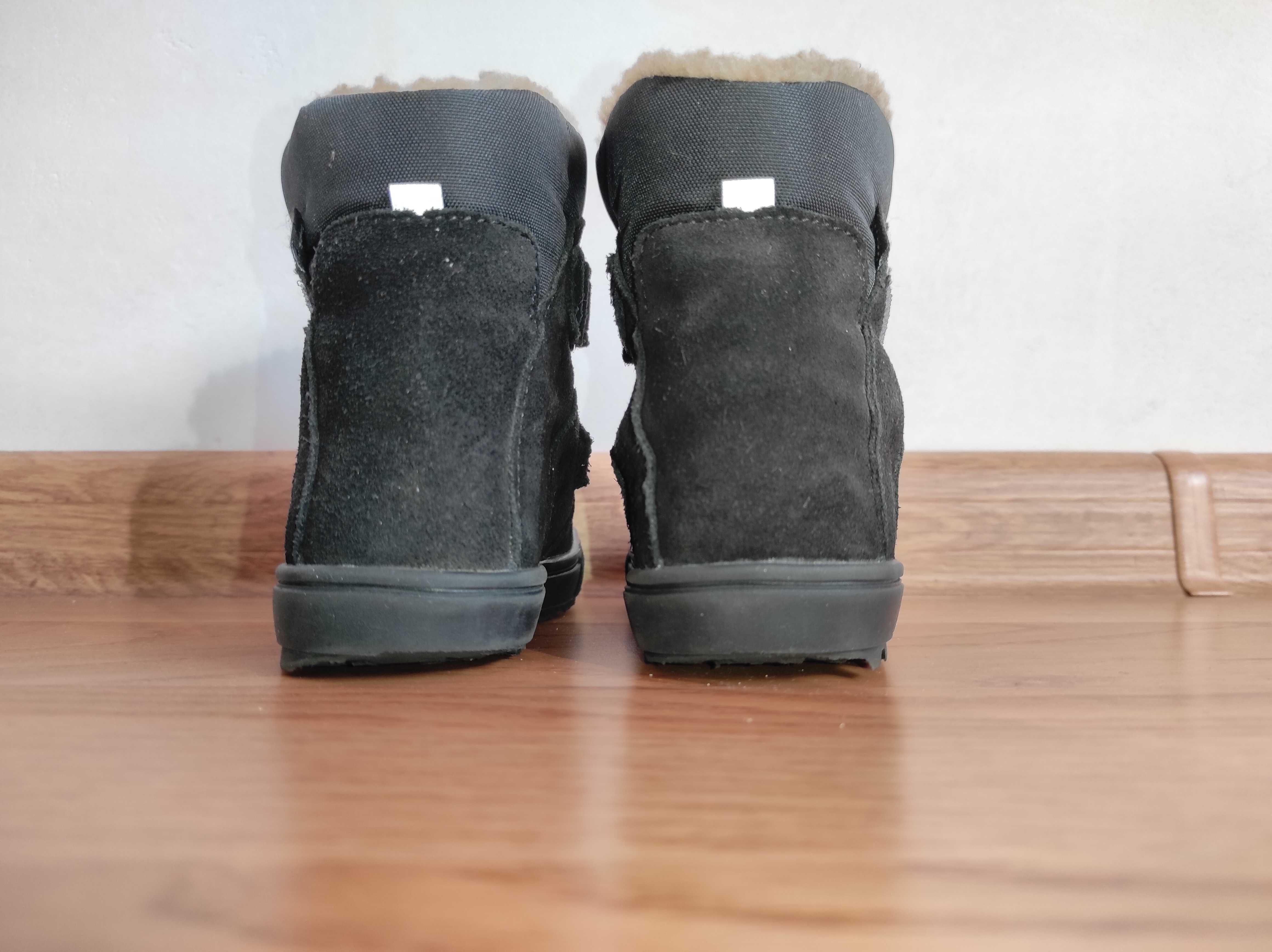 Buty zimowe dziecięce Mali nabu skórzane z membraną rozm. 25 Mrugała