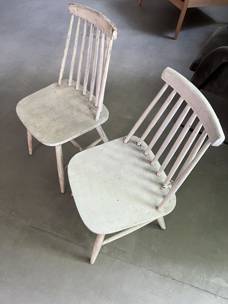 Krzeselka patyczaki oryginalne do renowacji lub pomalowania
