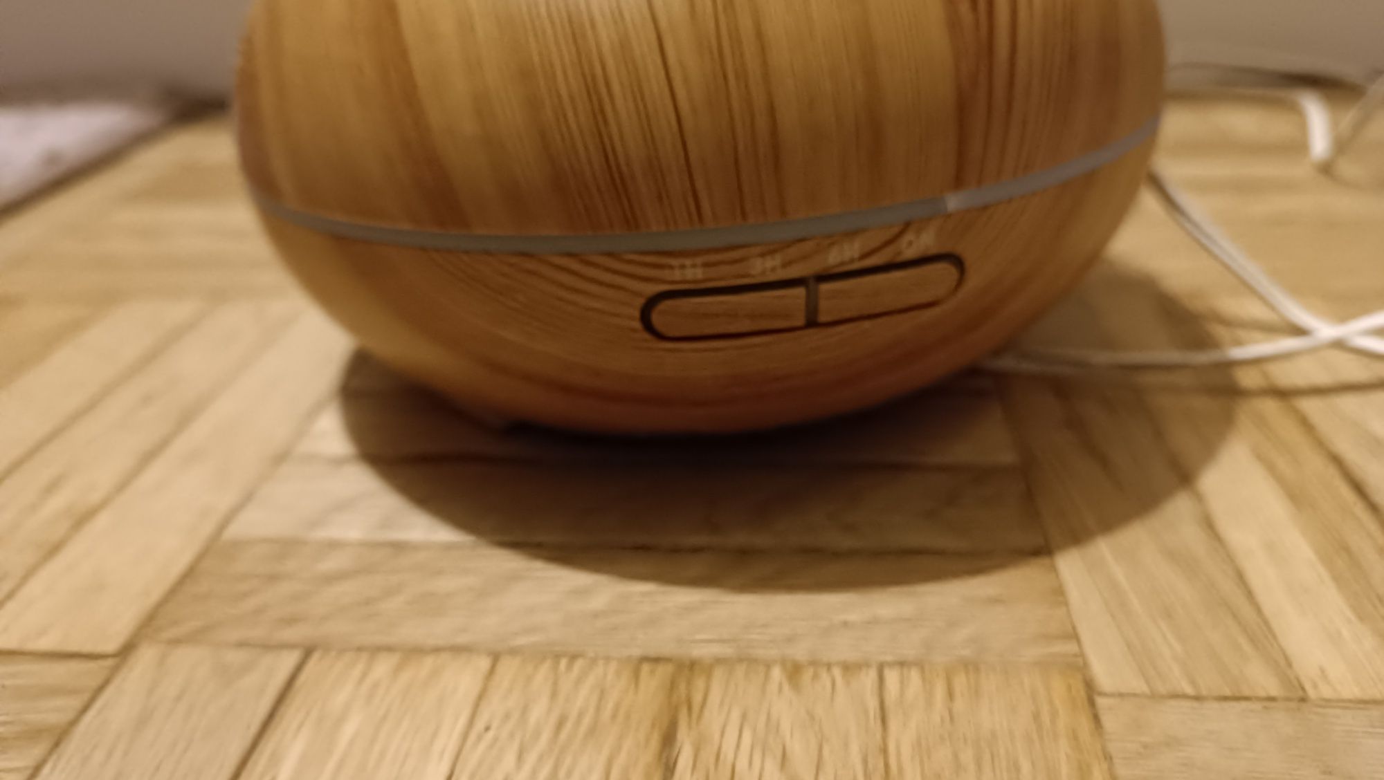 Nawilżacz powtarza tryby pracy lampka