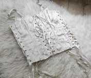 Gorset Obsessive komplet ze stringami. L/XL