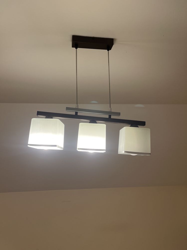 Lampy wiszace 3 kloszowa