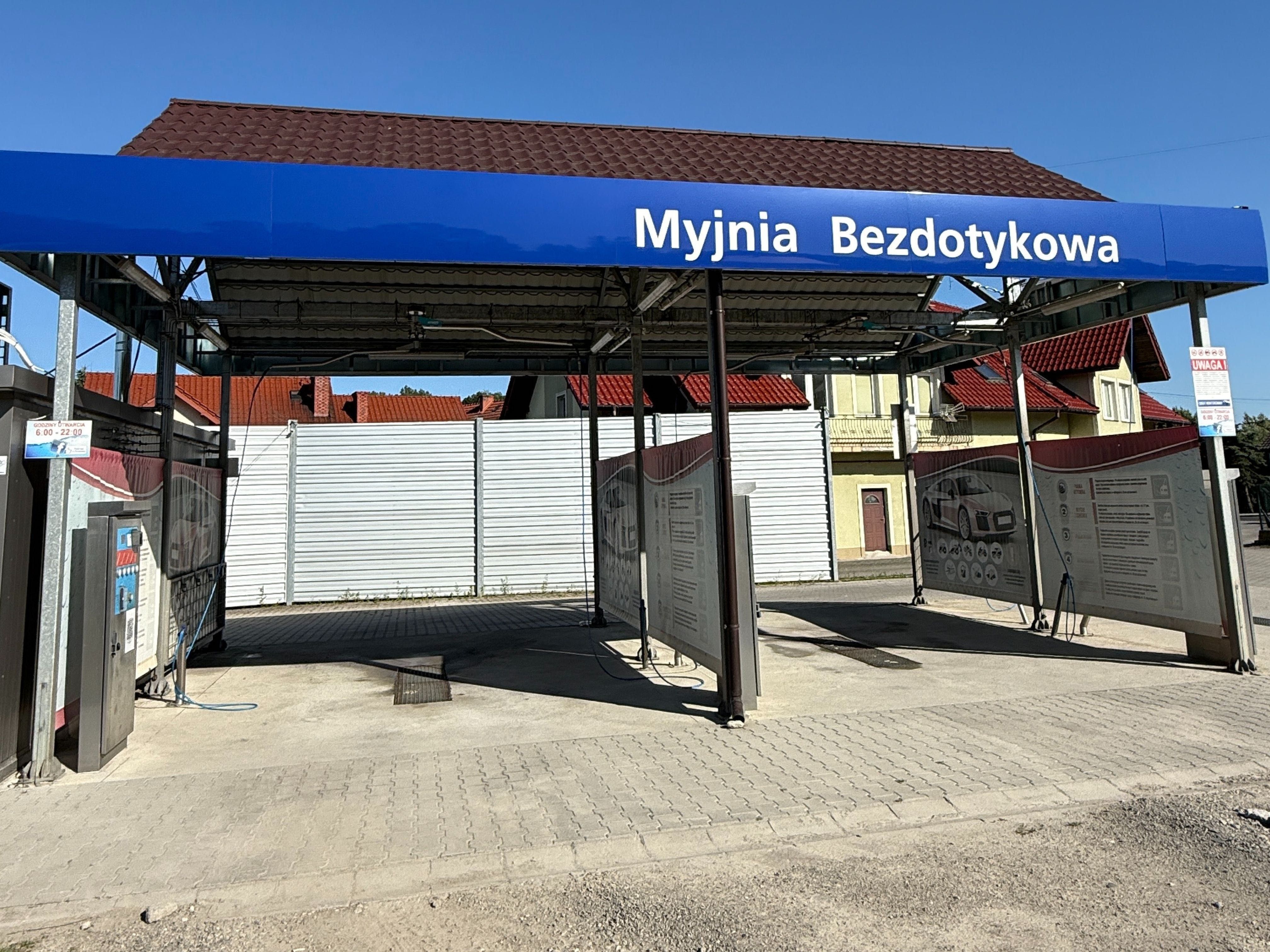 Myjnia bezdotykowa Łapanów – działająca, w świetnej lokalizacji