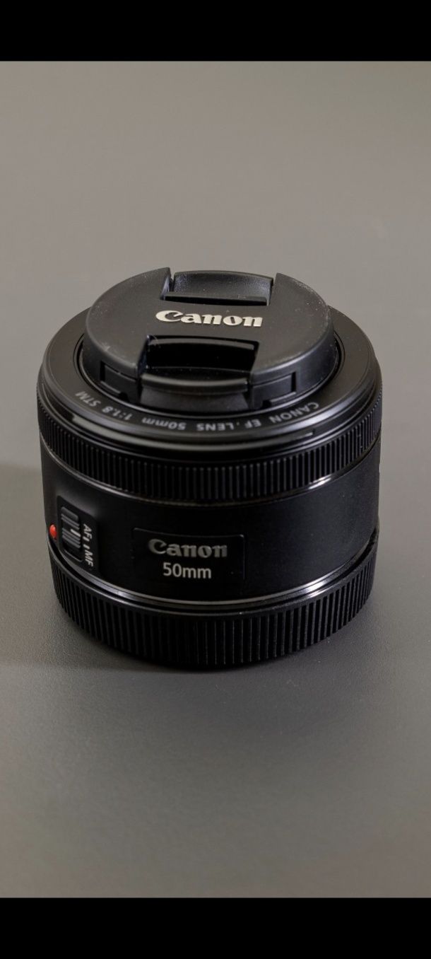 Objetiva CANON EF 50mm f/1.8 STM - Como  Nova