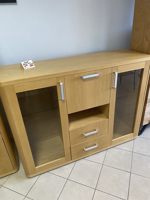 Komplet nowych mebli Stilo komoda witryna szkło wyprzedaż