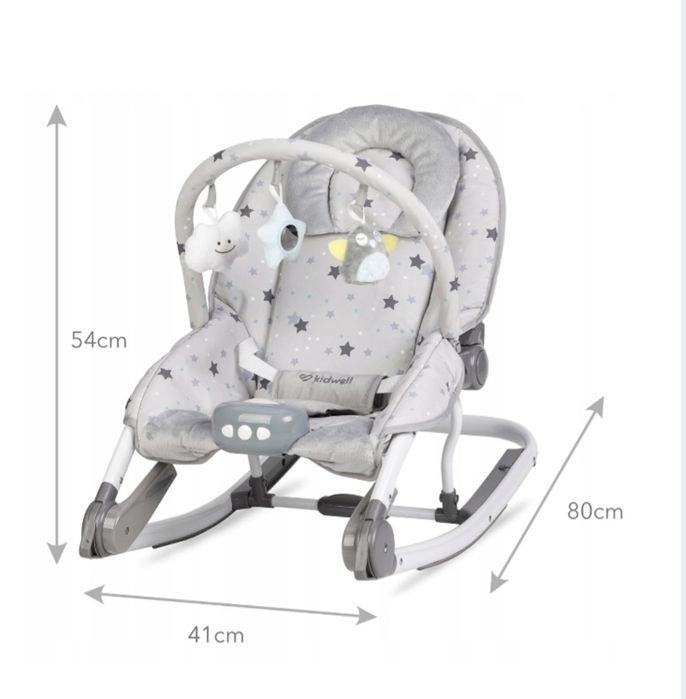 Leżaczek bujaczek Kidwell TUMI 2w1 0-18kg