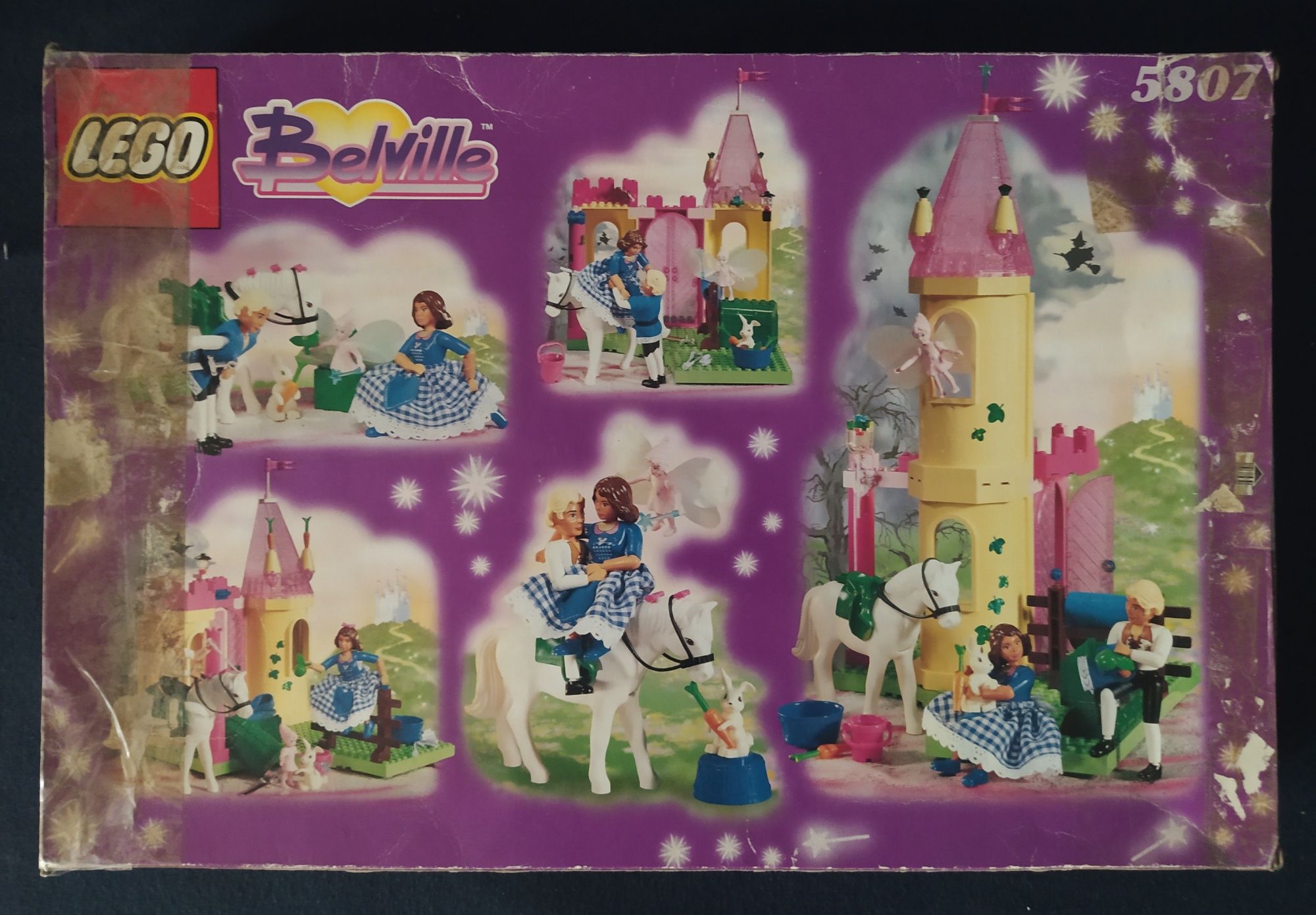Duży zestaw LEGO Belville 5807 Stajnie królewskie 6+ oryginalny 1999